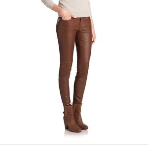 Ralph Lauren lambskin jeans skinny leg, sz 6